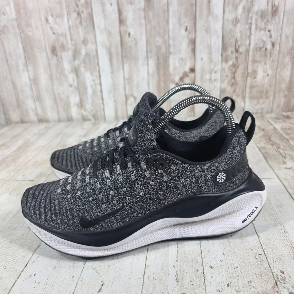 Nike ReactX Infinity Run 4‎ Womens Running Shoes Black White DR2670-003 Size 7.5